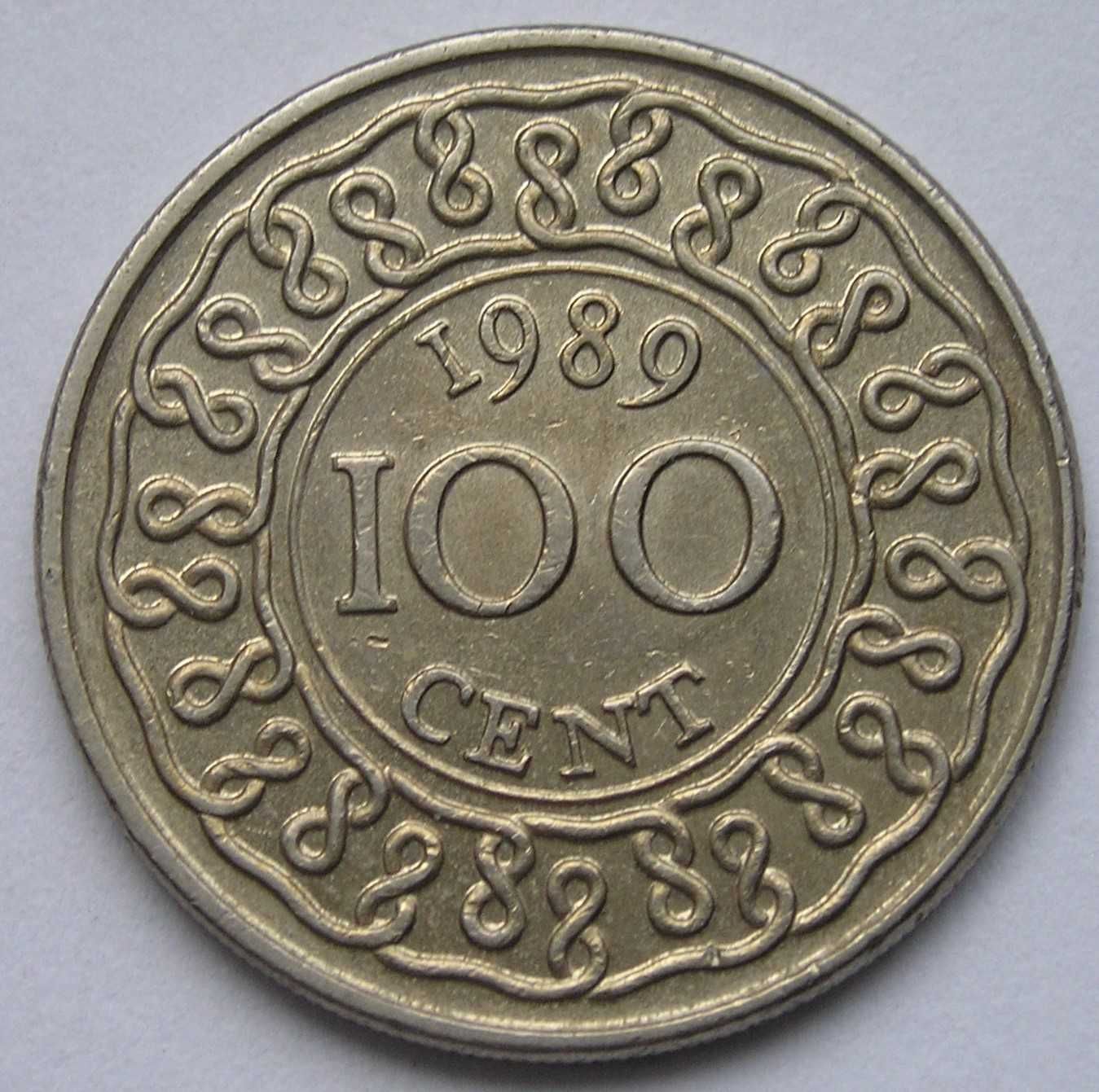 Surinam 100 centów 1989 - stan 1/2