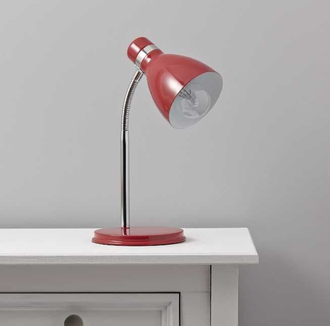 3740. Lampa biurkowa Shelley Red CZERWONA