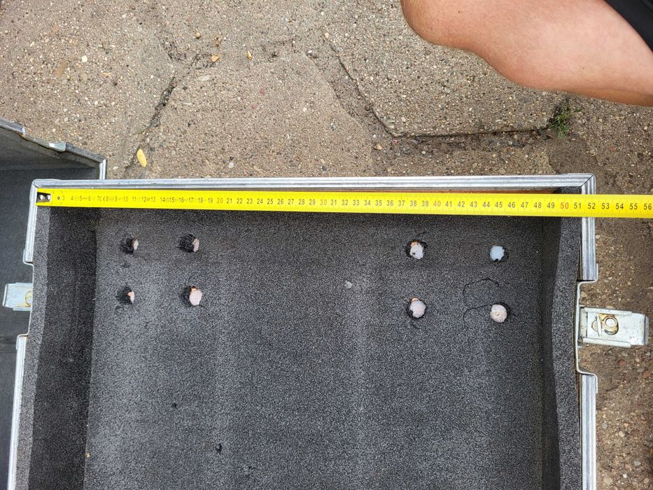 57x51x41 nakładka case koła flightcase, kejs FAKTURA