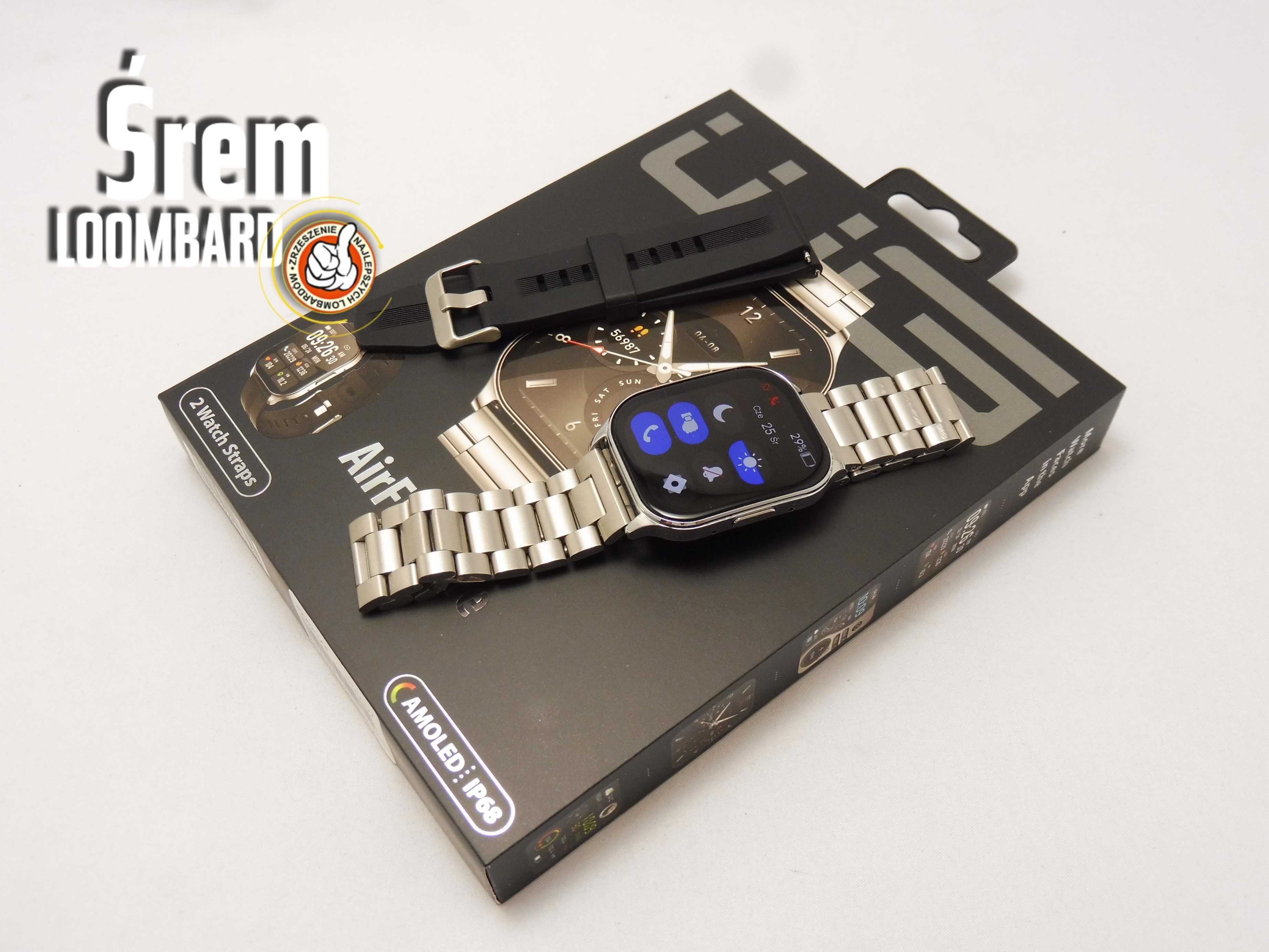 Smartwatch AirflexOne, komplet, db stan!