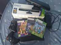 Xbox 360 + Kinekt - 2 pady