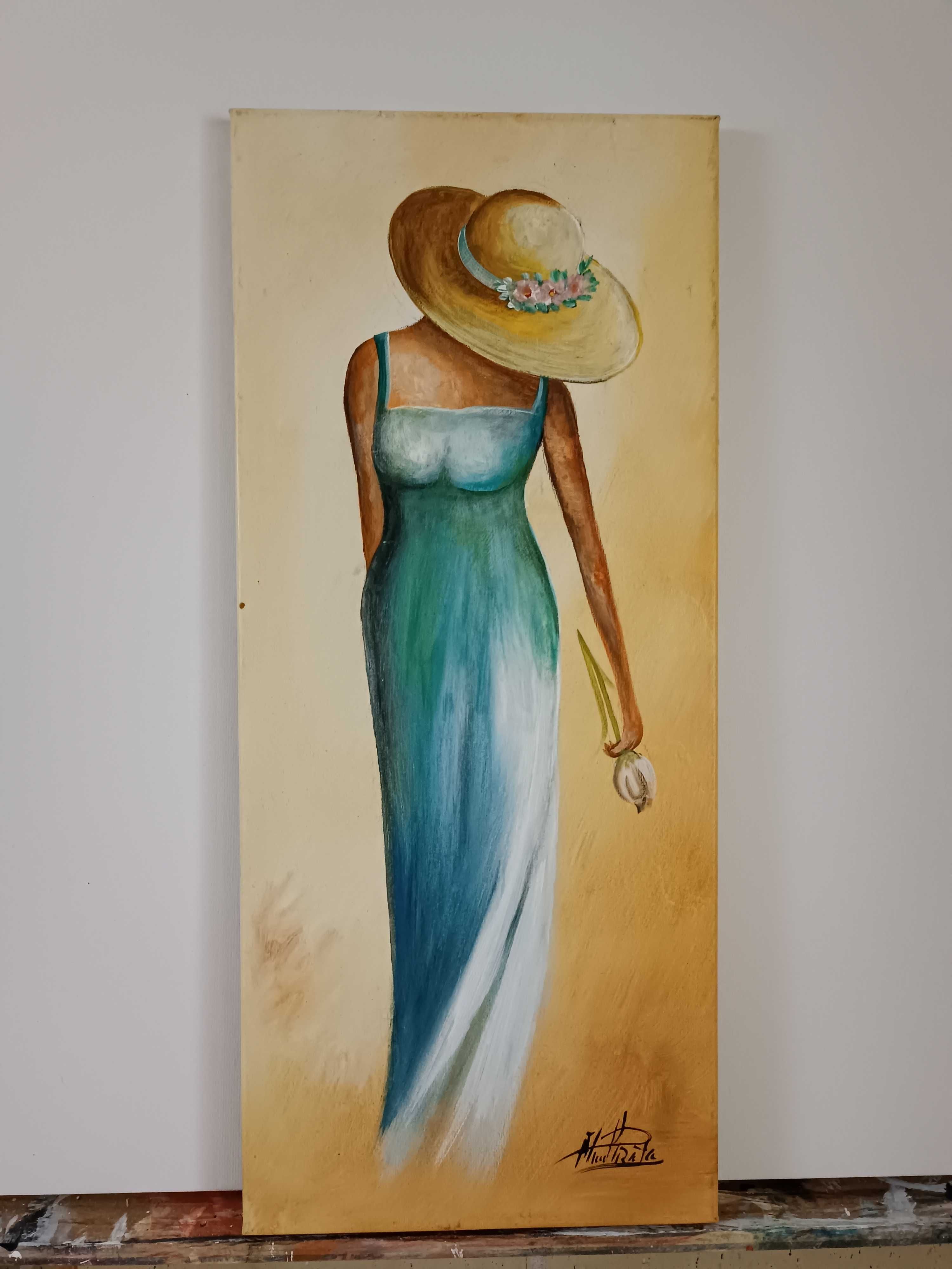 Pintura a óleo sobre tela