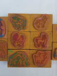 Дерев'яні штампи печатки дитячі