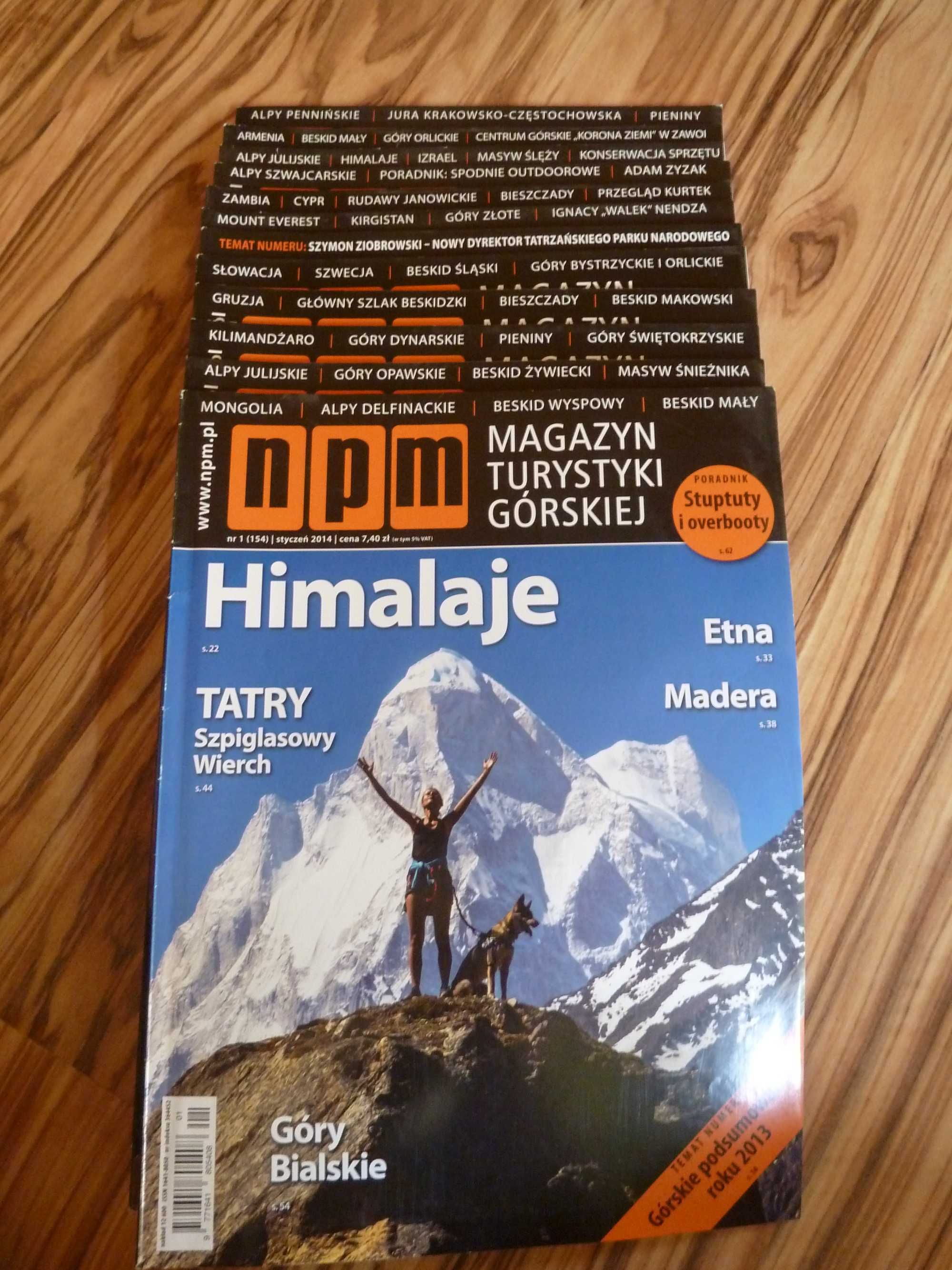 Czasopismo magazyn turystyki górskiej NPM N.P.M. duży zestaw