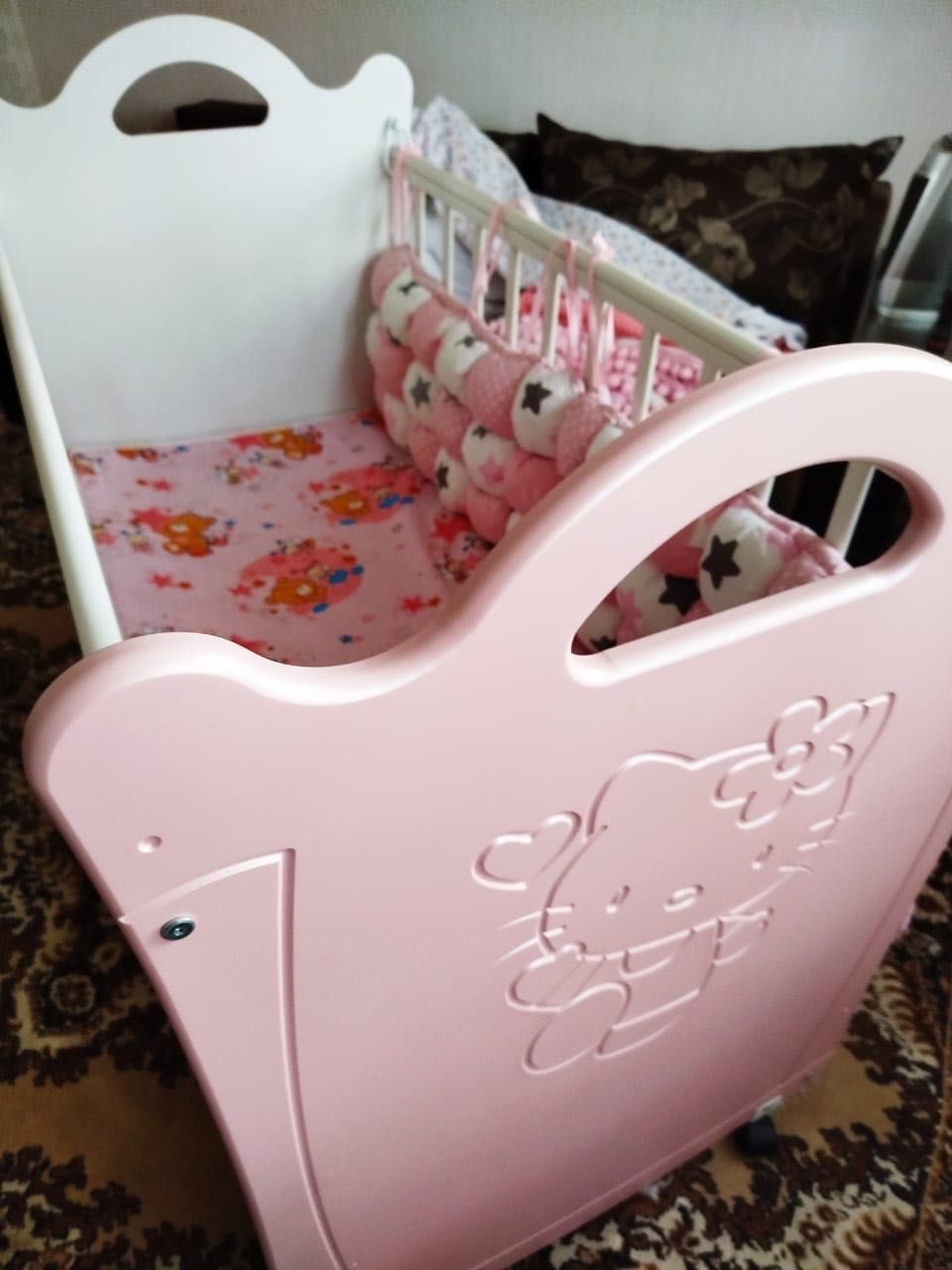 Дитяче ліжечко Hello Kitty