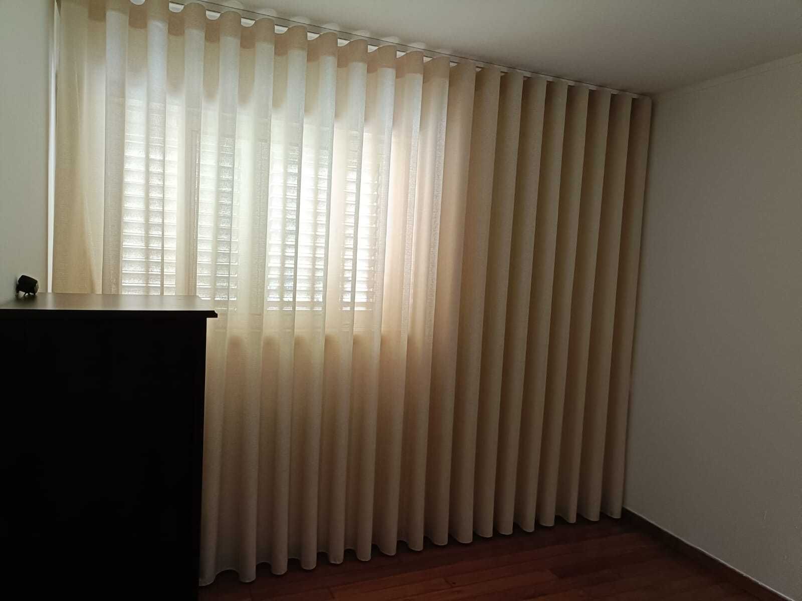 Cortinado Onda Beje