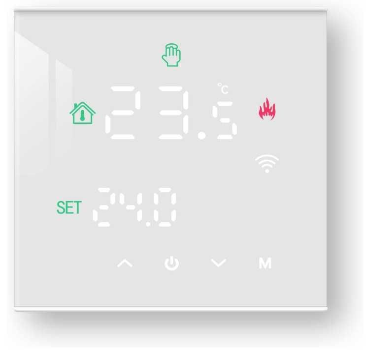 Inteligentny termostat WIFI Beok TGW60W-WIFI-EP elektryczne ogrzewanie