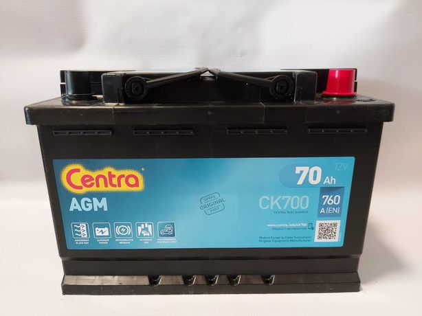 Akumulator CENTRA AGM CK700 70AH 760A