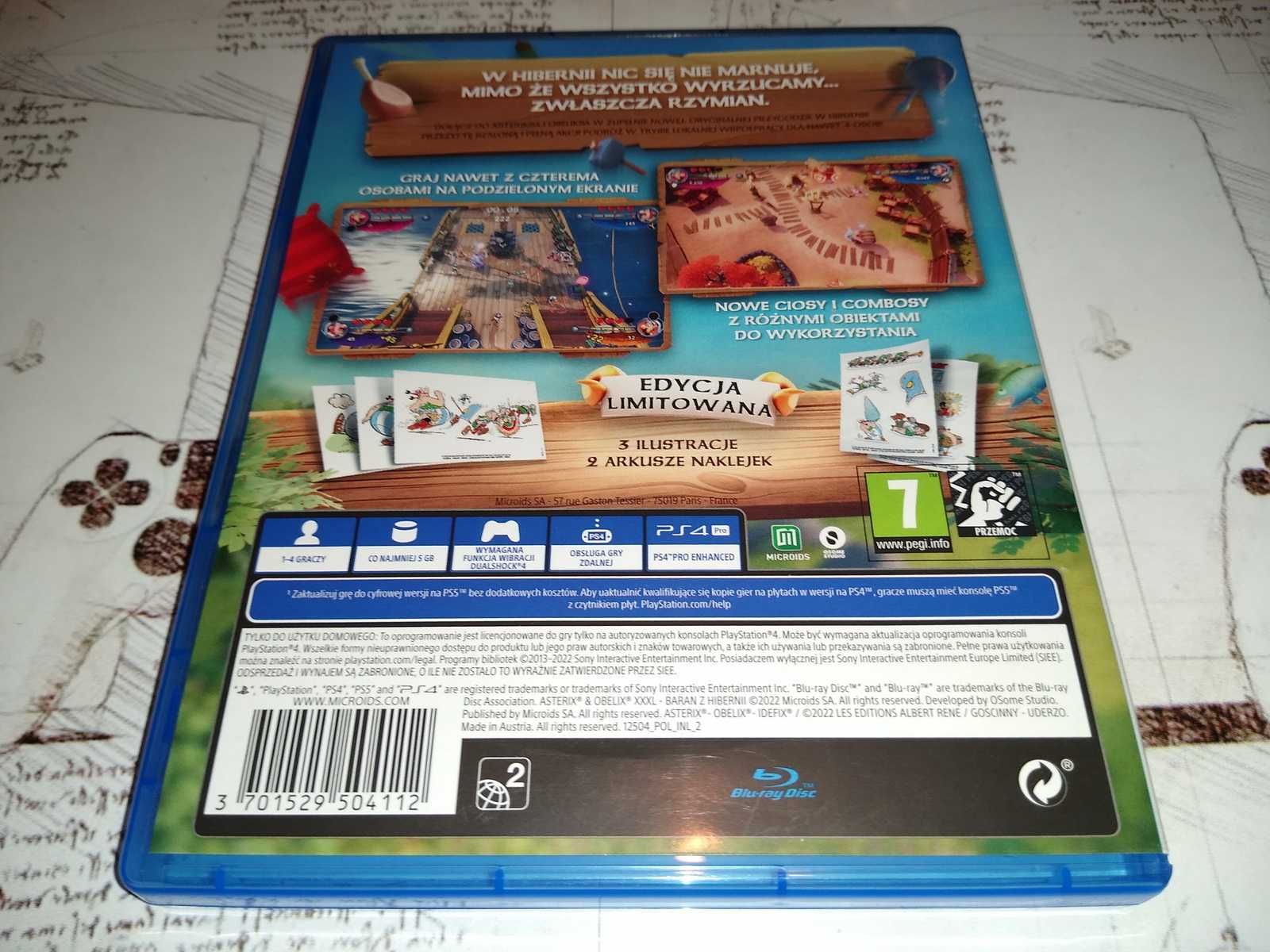 Asterix & Obelix XXXL The Ram From Hibernia PS4 polska wersja bez rys
