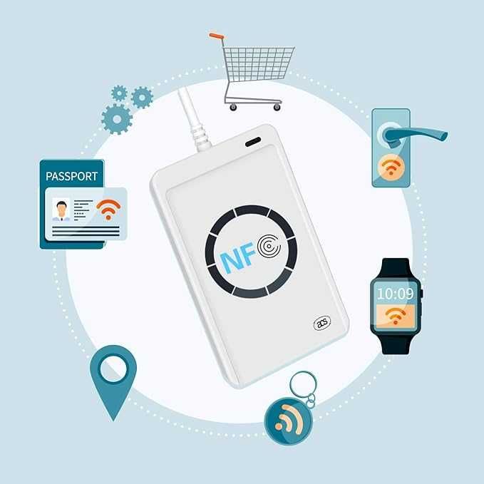USB NFC RFID Reader Writer czytnik kart Chip RFID