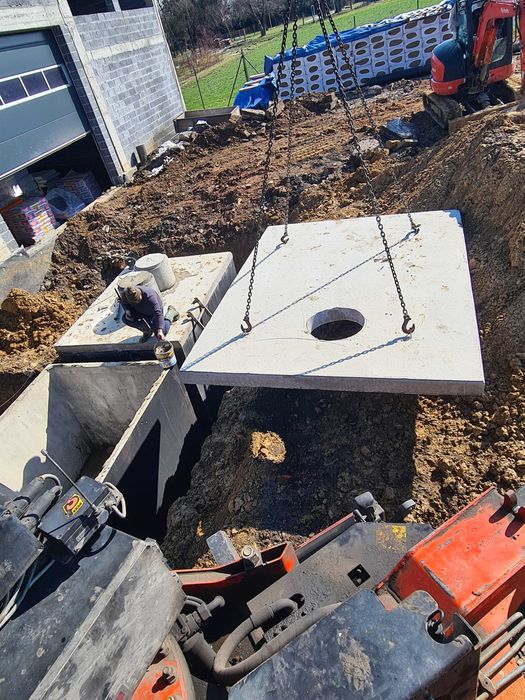 Szamba betonowe 4–12 m³, kanały, piwnice – producent, atest, HDS