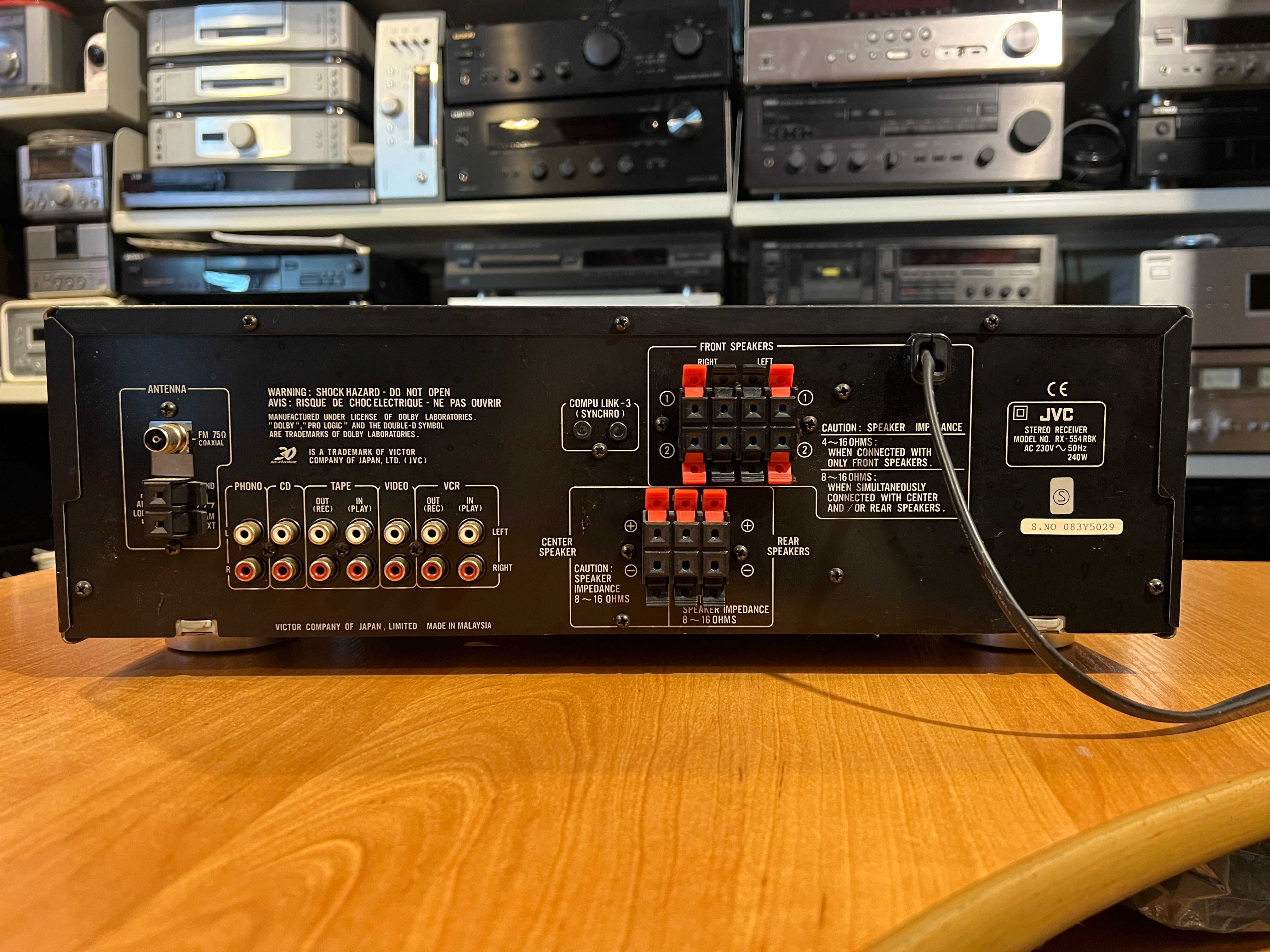 Amplituner kina domowego JVC RX-554R Audio Room