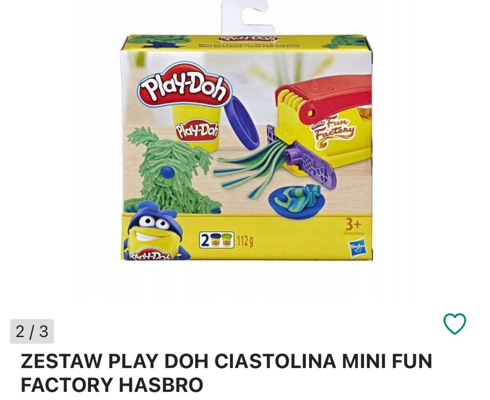 Play-Doh zestaw Posypkowa wieża ciasteczka E5109. Drugi zestaw gratis