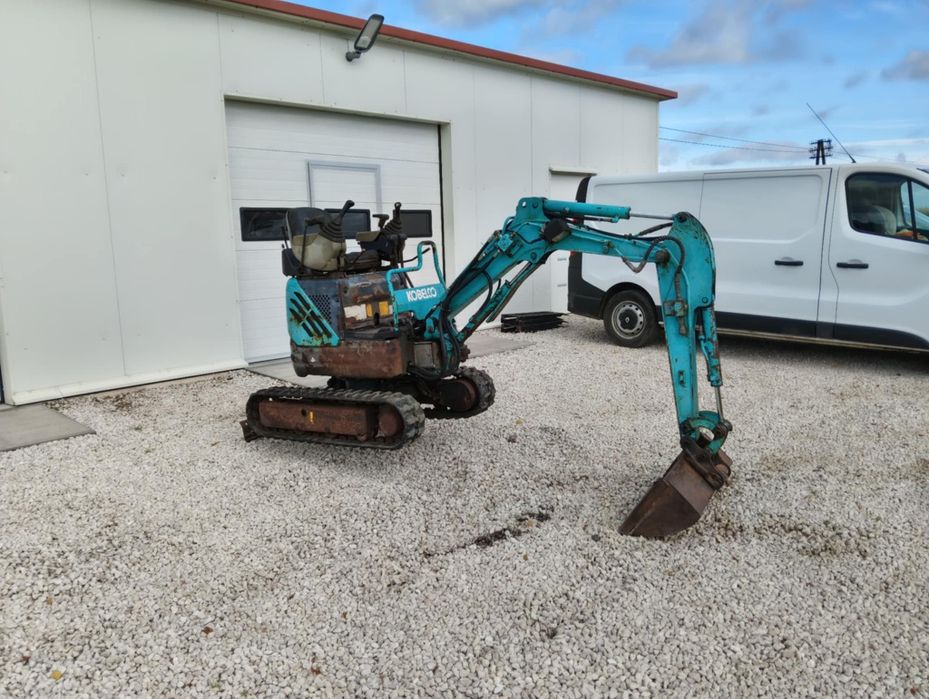 Minikoparka KOBELCO SK09SR jak Kubota Bobcat Yanmar Case Hitachi