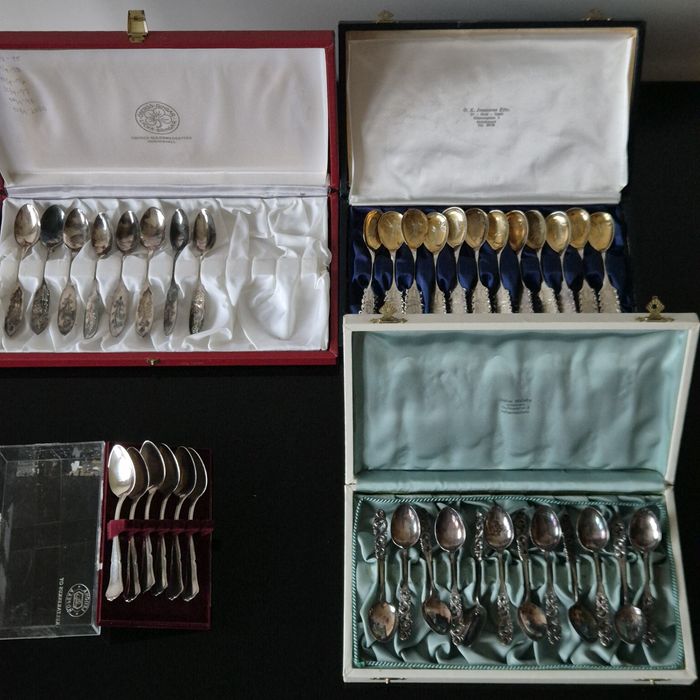 Srebrne sztućce, srebrne łyżeczki