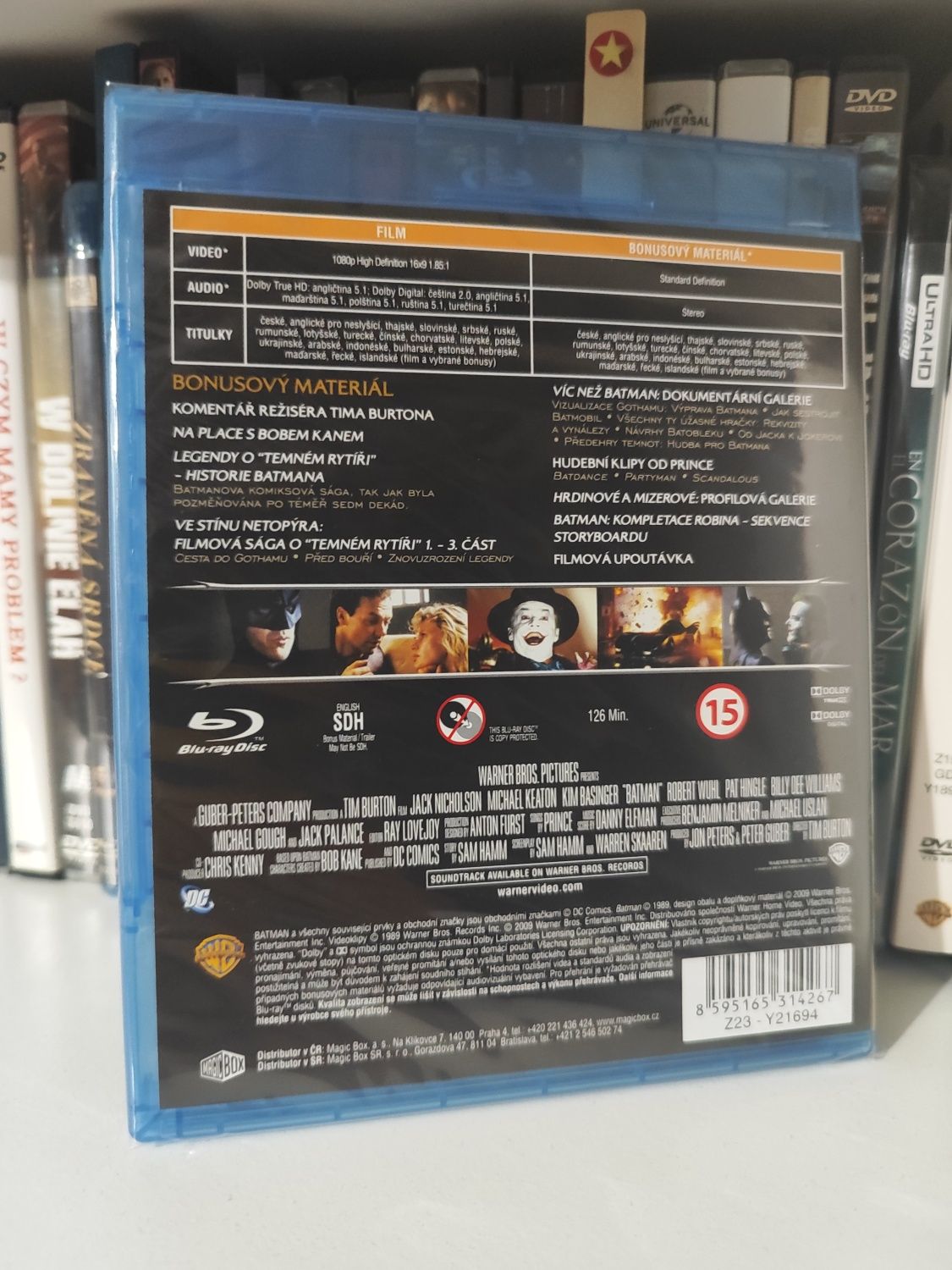 Batman (1989) Keaton Blu-ray Lektor PL