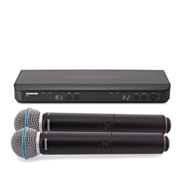 Shure BLX288E/B58 mikrofony bezprzewodowe BETA58 oryginalny SUPER CENA