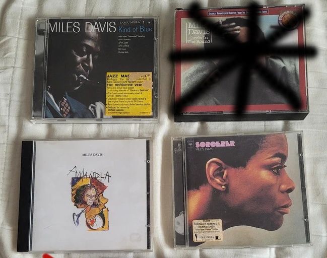 Kolekcja CD Miles Davis: 3 albumów w tym Kind of Blue, Live | Jazz