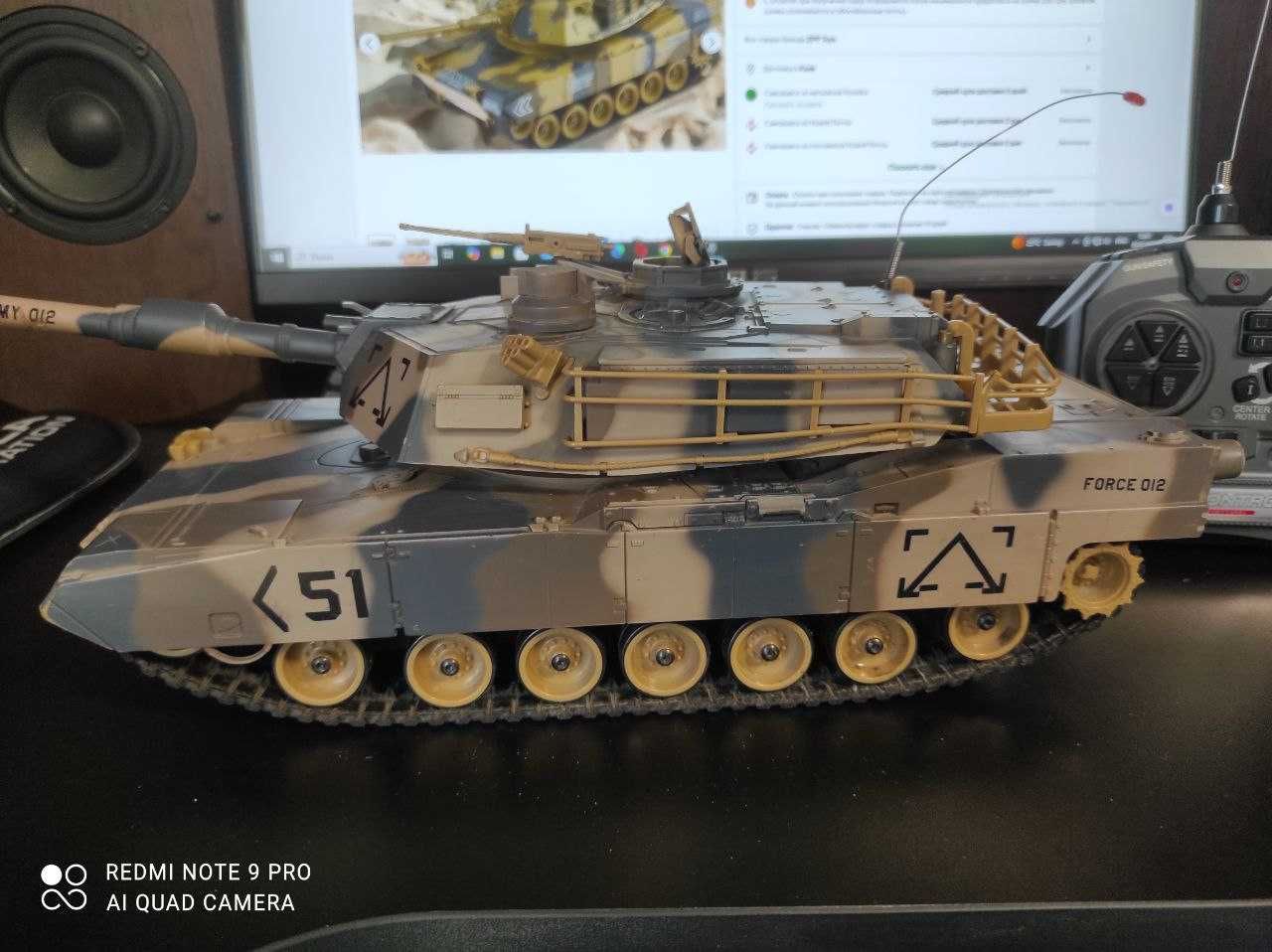 танк Abrams на радиоуправлении