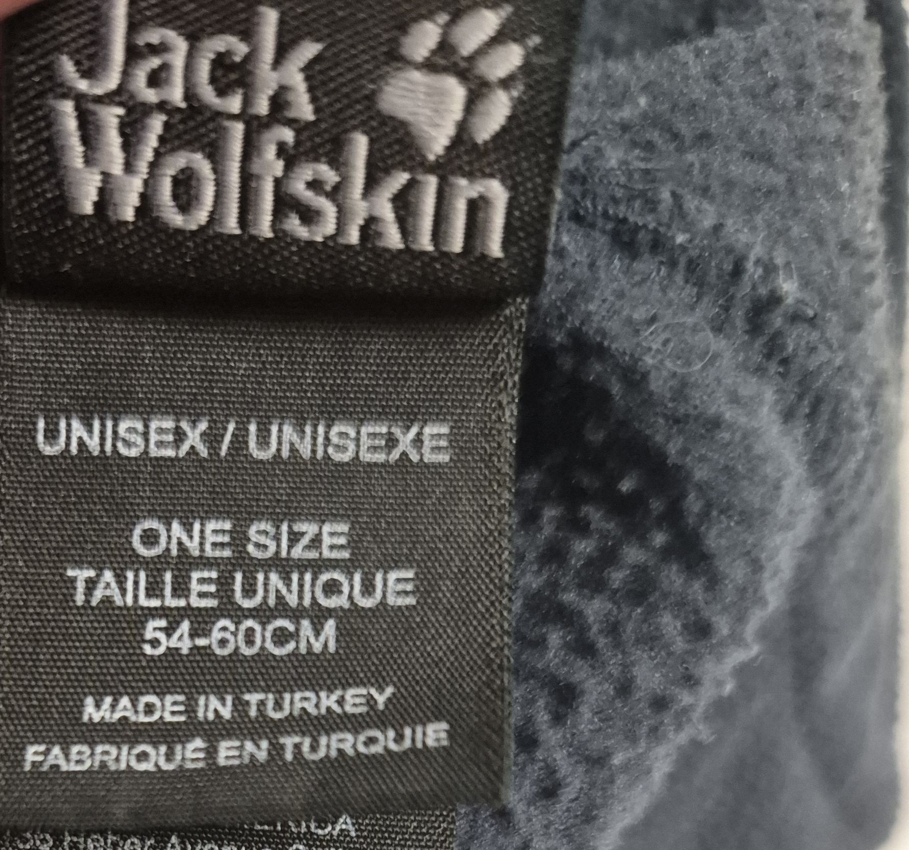 Шапка микрофлис Jack Wolfskin Polartec dark-blue One Size идеал