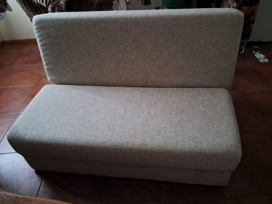 Sofá Cama de cor beje