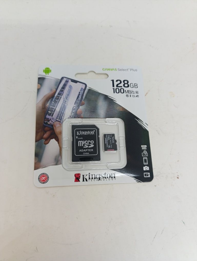 Карта пам'яті microSDXC Kingston Canvas Select Plus 16 32 64 128 Gb ГБ