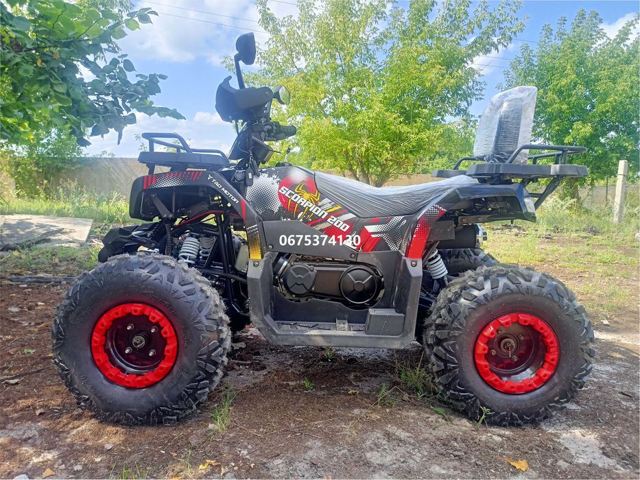 Квадроцикл Comman Scorpion 200cc Коман Скорпіон безкоштовна доставка
