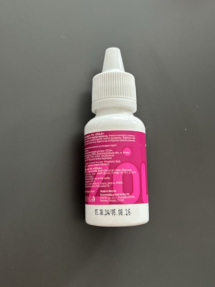 Zola aktywator oksydant do farb 3% 30ml