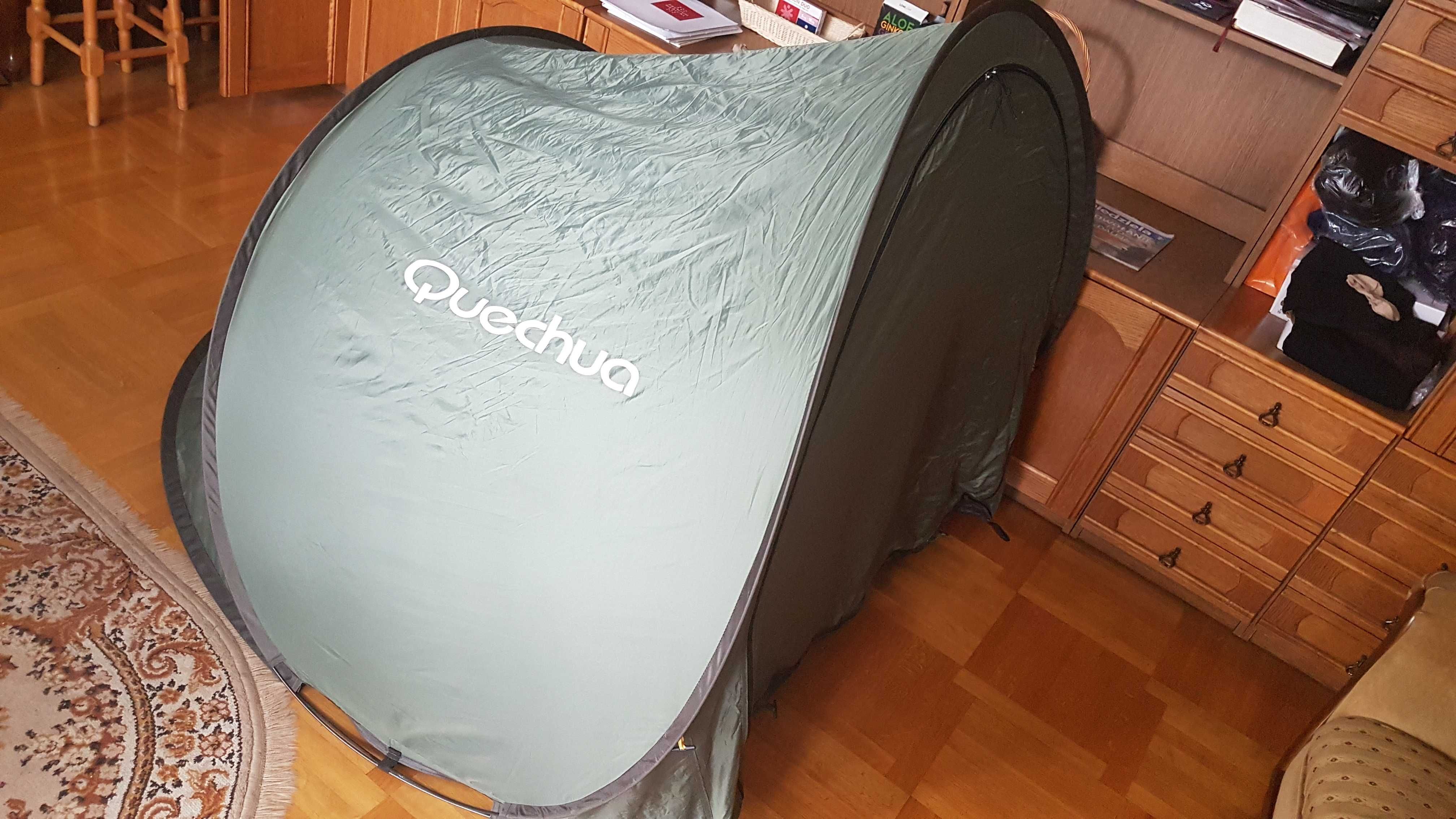 Quechua Samorozkładający Oryginalny Namiot 2 Sec. XL zieleń butelkowa