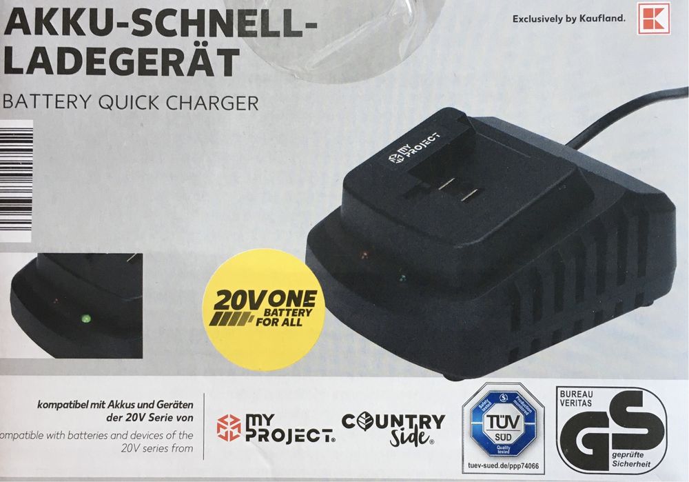 Akumulator, bateria Li-jon 20V/2Ah+ ładowarka My Project ,dostępny 4Ah