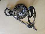 Nowy zegarek kieszonkowy Savonette Emo Gothic Steampunk Postapocalipti
