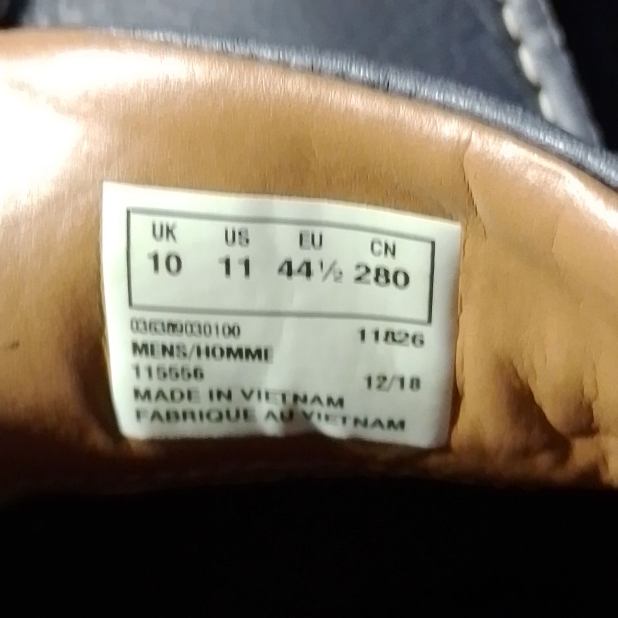 Clarks мокасини шкіряні, р.43