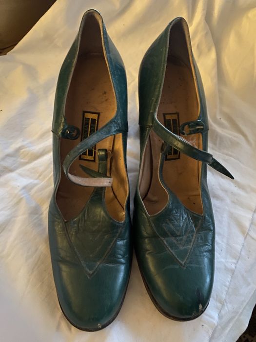Pantofle damskie, zielone