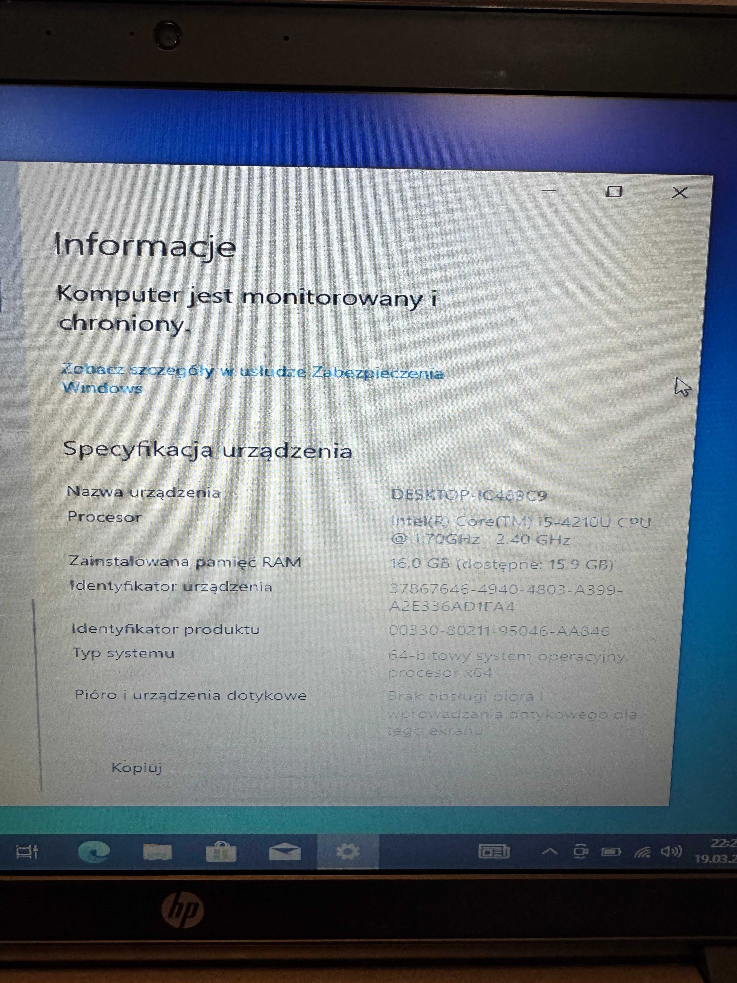 Laptop HP ProBook 450 G2  stan bardzo dobry