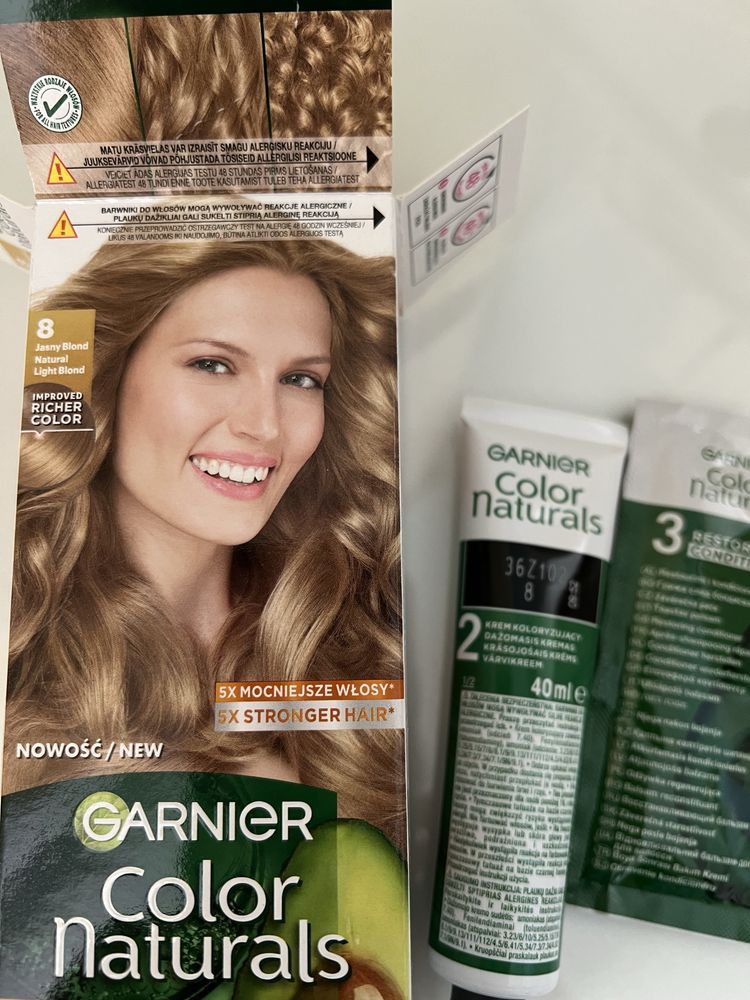 Garnier Color Naturals 8 jasny blond - farba do włosów