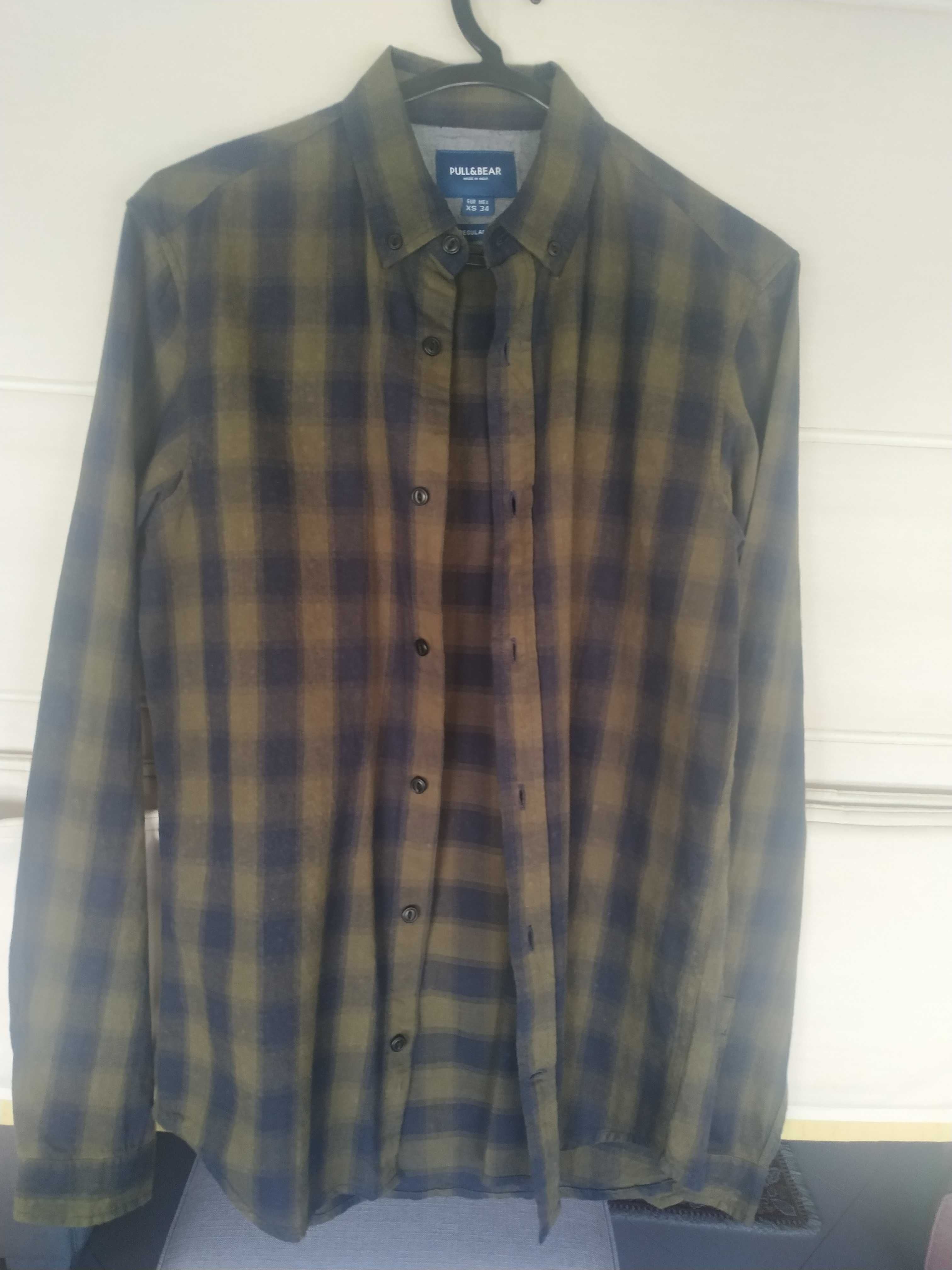 Camisa xadrez nova - Pull & Bear - XS-34