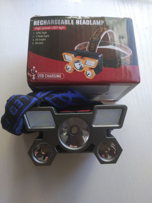 Ліхтар налобний 18650