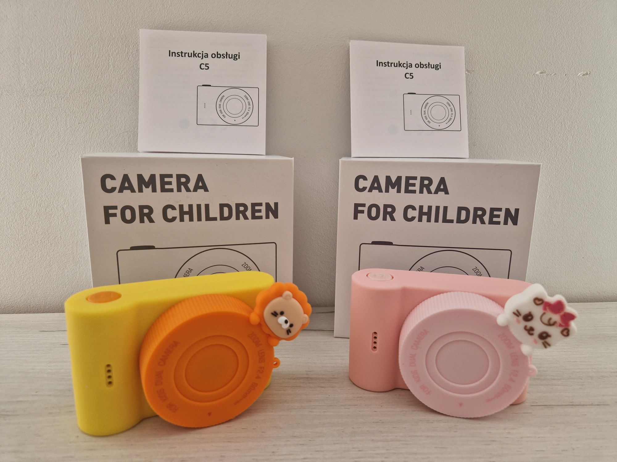 Aparat fotograficzny, kamera dla dzieci C5 48Mpix ekran dotykowy, WiFi