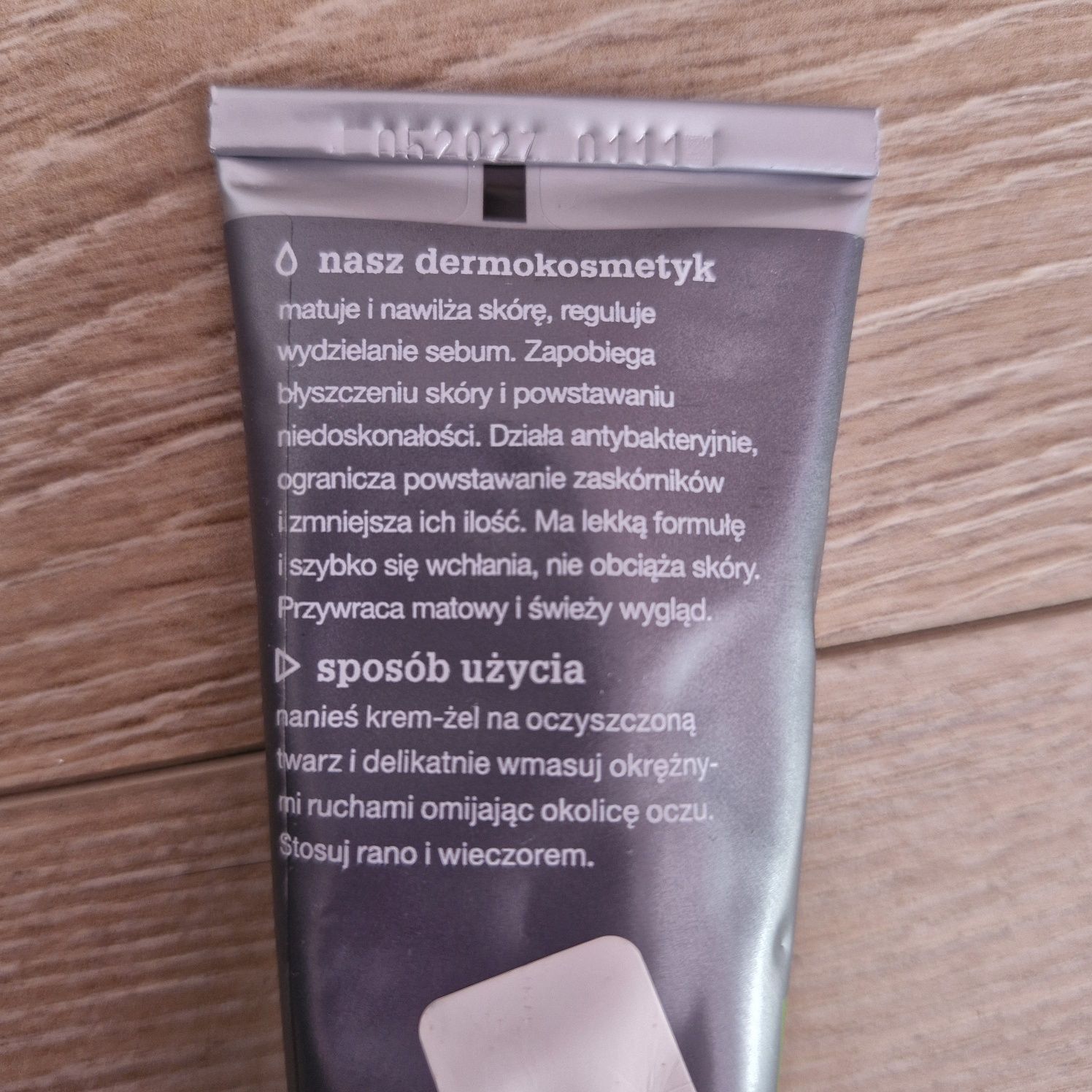 Krem żel do skóry tłustej