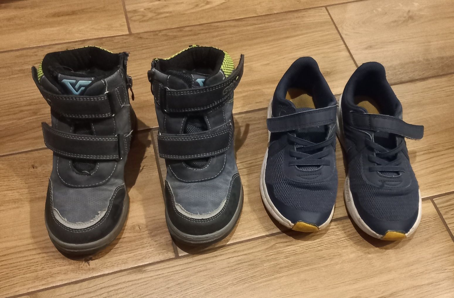 Kozaki trapery buty + adidasy 30 i 31 zestaw