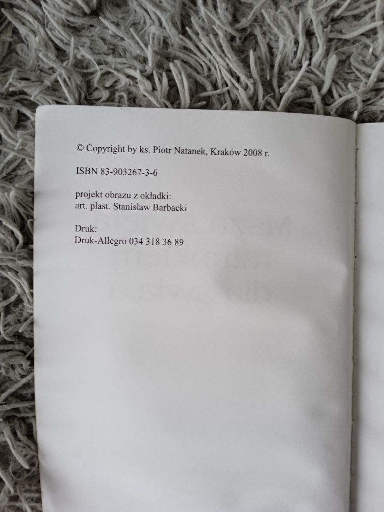 Książka Msza święta ratunkiem dla świata ks. Natanek