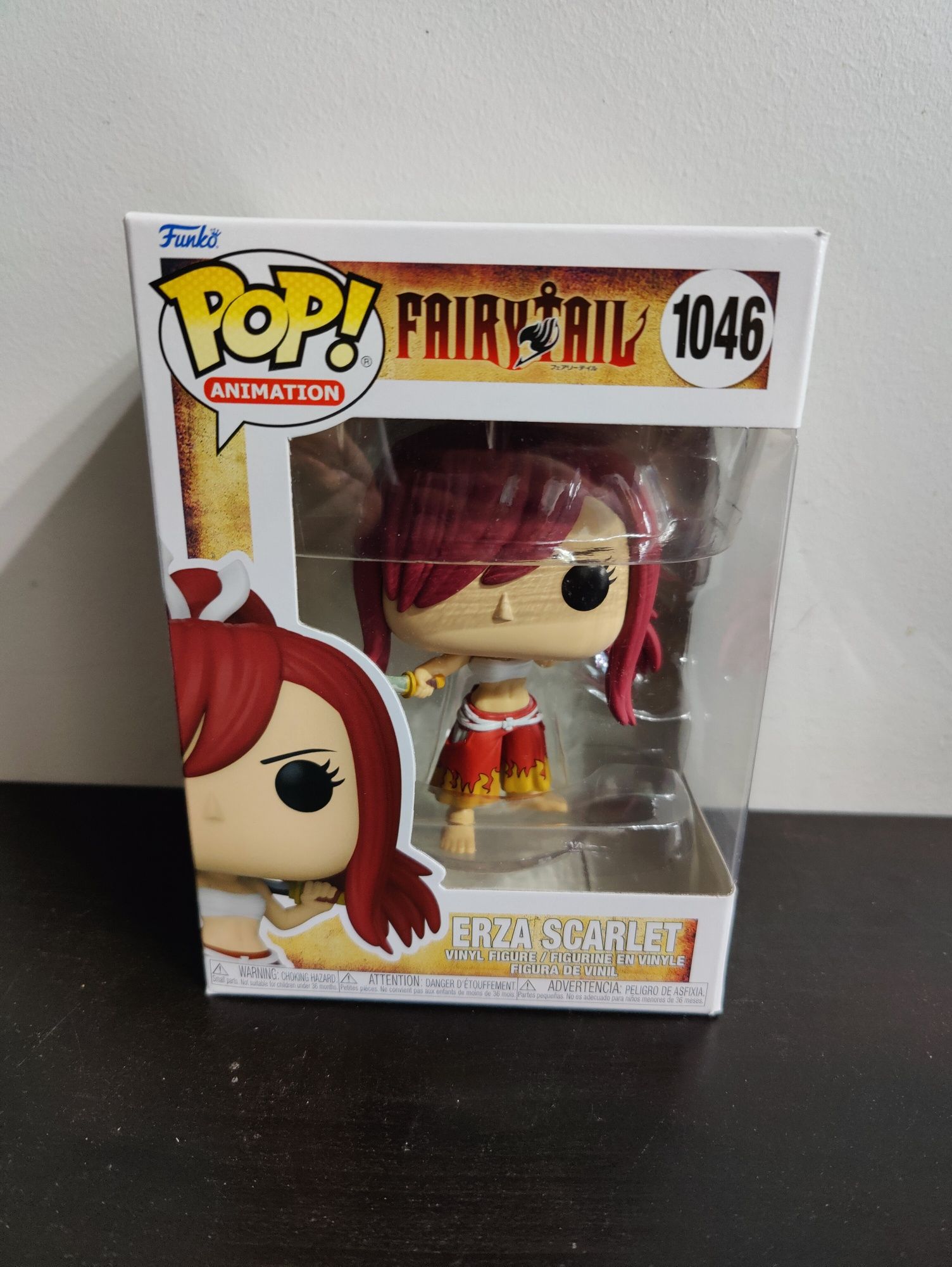 Fairy Tail Erza Scarlet figurka Funko POP prezent