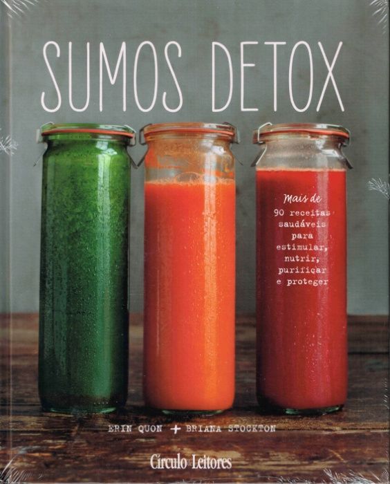 Livro SUMOS DETOX - NOVO! Selado!