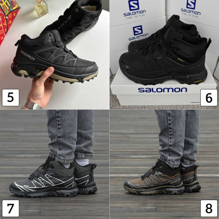 Мужские Зимние Ботинки Salomon XT-6 X Ultra 4 Mid С Мехом Кроссовки