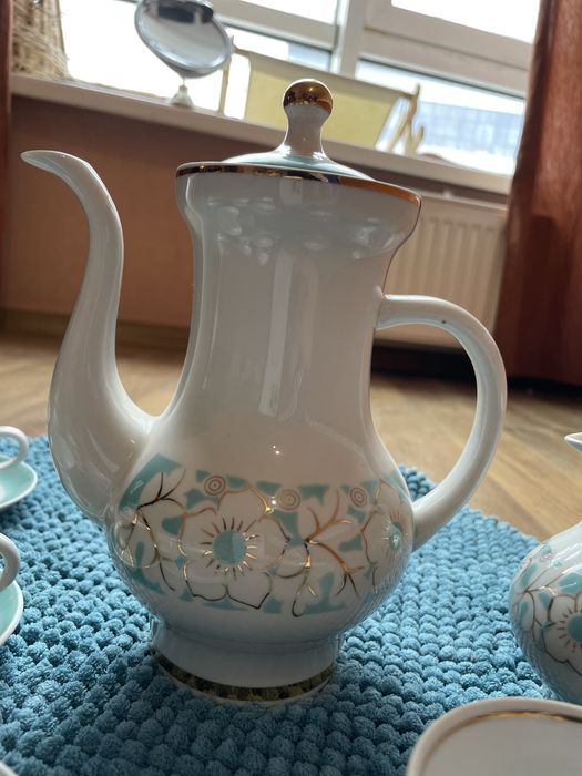 Кавовий фарфоровий сервіз довбиш рсср