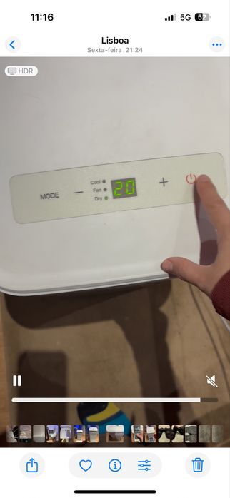 Ar condicionado portatil HTW PC-020P36 7K BTU Só frio, até 16m