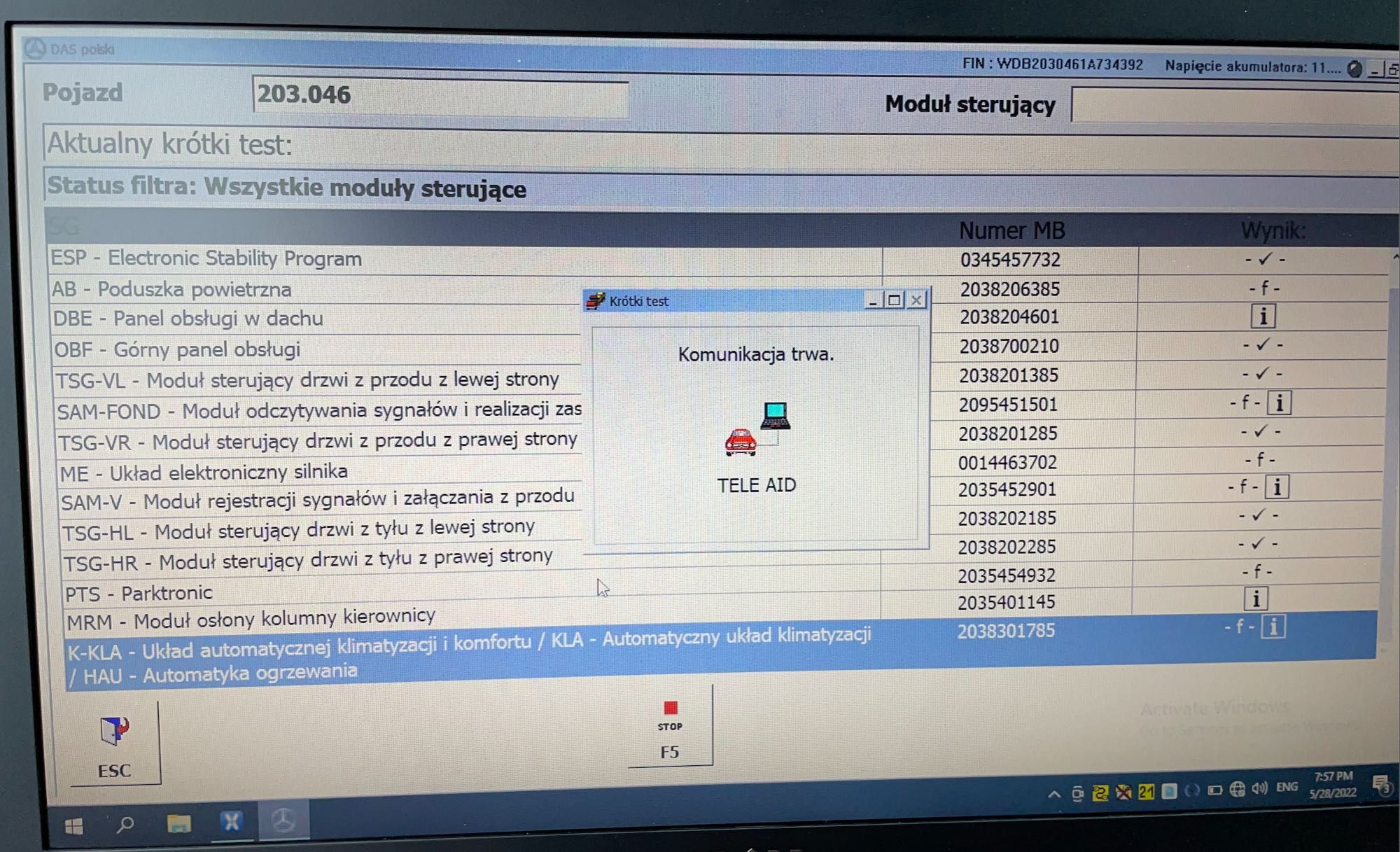 Laptop + dysk SSD 512GB MB Star Xentry DAS C4 C6 M6 DoIP AKTYWOWANY