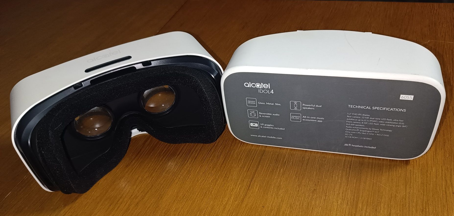 Okulary 3D Gogle VR 6055 ALCATEL IDOL 4 Virtual Reality