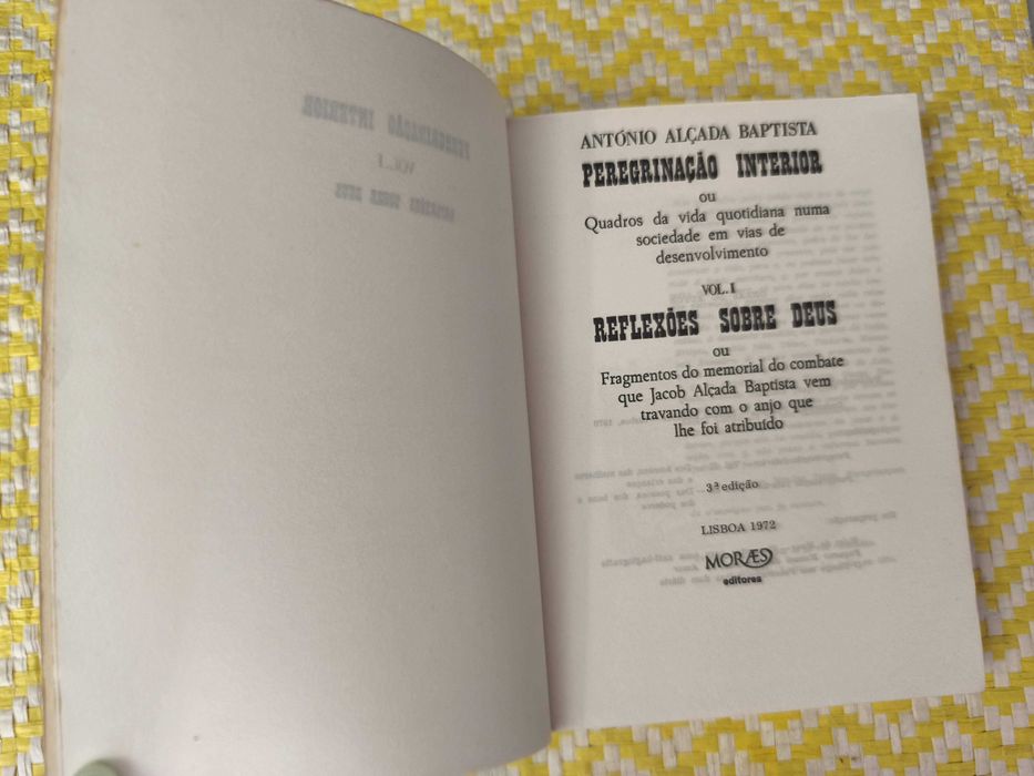 PEREGRINAÇÃO INTERIOR – VOL. I – Reflexões sobre Deus
Alçada Batista