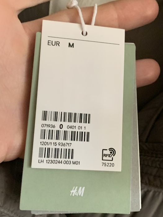 H&M Пуховик женский оверсайз новый розмер М